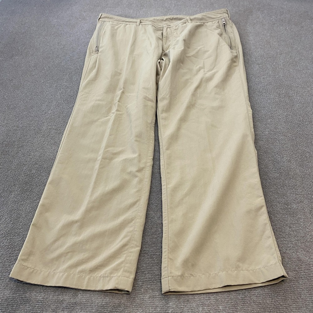 Clothing Arts P^cubed Pants Mens 40x30 Beige Pick-Pocket Proof Travel Chino